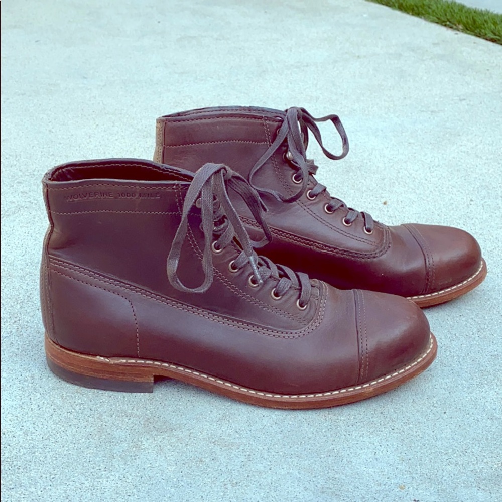 Wolverine 1000 Mile Boot, Brown size 9